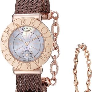 CHARRIOL Women's ST30CP1563007 St Tropez Analog  Swiss Quartz Rose Gold …